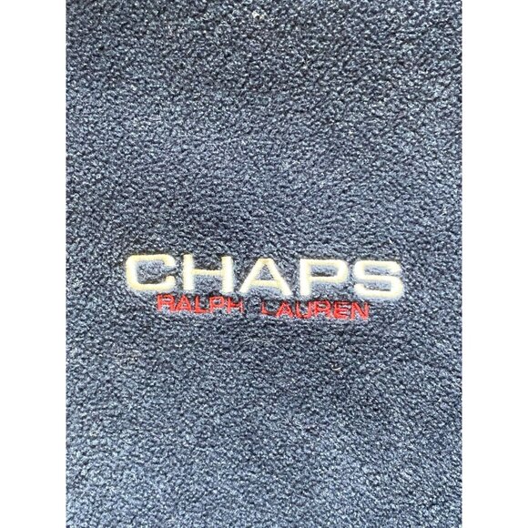 CHAPS Ralph Lauren Sweater Adult Medium Sherpa Fleece‎ 1/4 Zip High Neck Mens - Picture 1 of 9